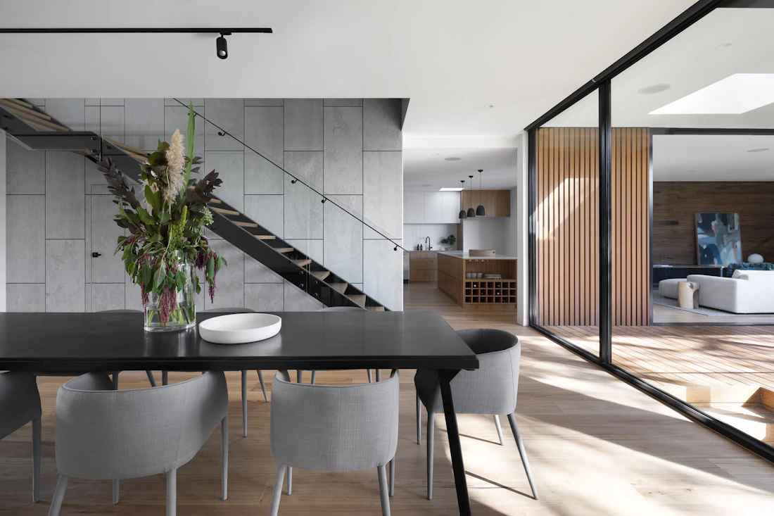 Architect-designed villa with a calm, contemporary interior